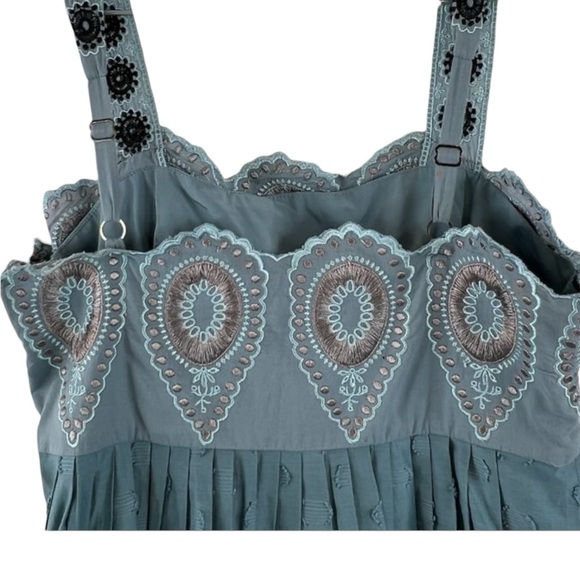 BCBGMAXAZRIA RunwayEmbroidered
Sundress with Scalloped Edges size Small - Picture 6 of 16